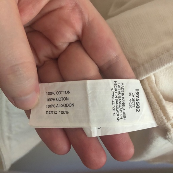 Black Tape_ Plus Size Oversized Cream Denim Shacket - Picture 9 of 10